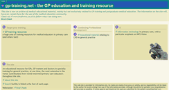 Desktop Screenshot of gp-training.net